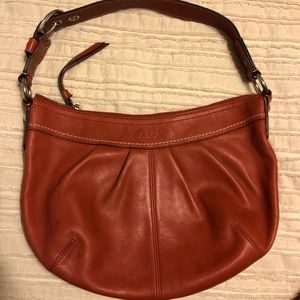 Orange coach purse- vintage